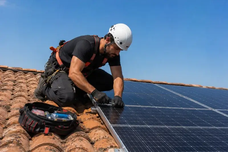 Maintenance et monitoring de panneaux solaires à Pérols