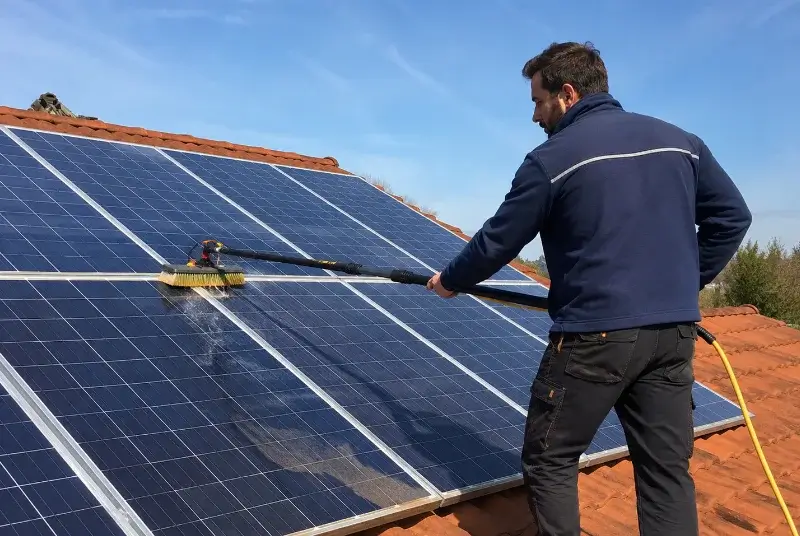 Nettoyage et entretien de panneaux solaires à Pérols